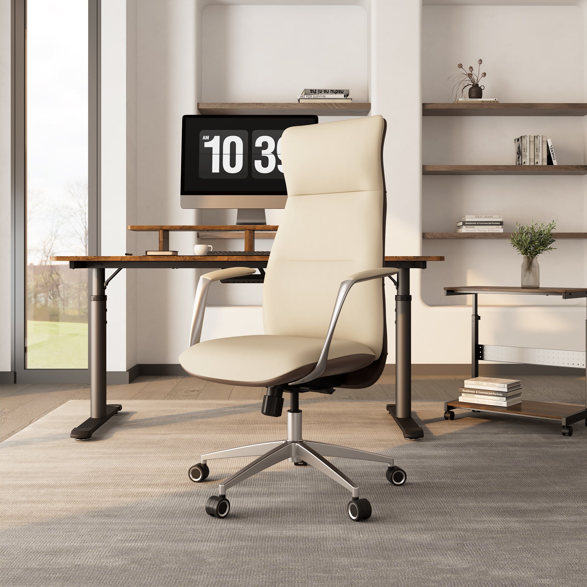 Eureka Royal OC08 Slim Silicone Leather Executive Office Chair
