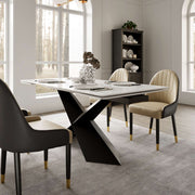 Eureka Evelyn 70"- 102" Extendable Dining Table with Slate *1PC/2CTNS