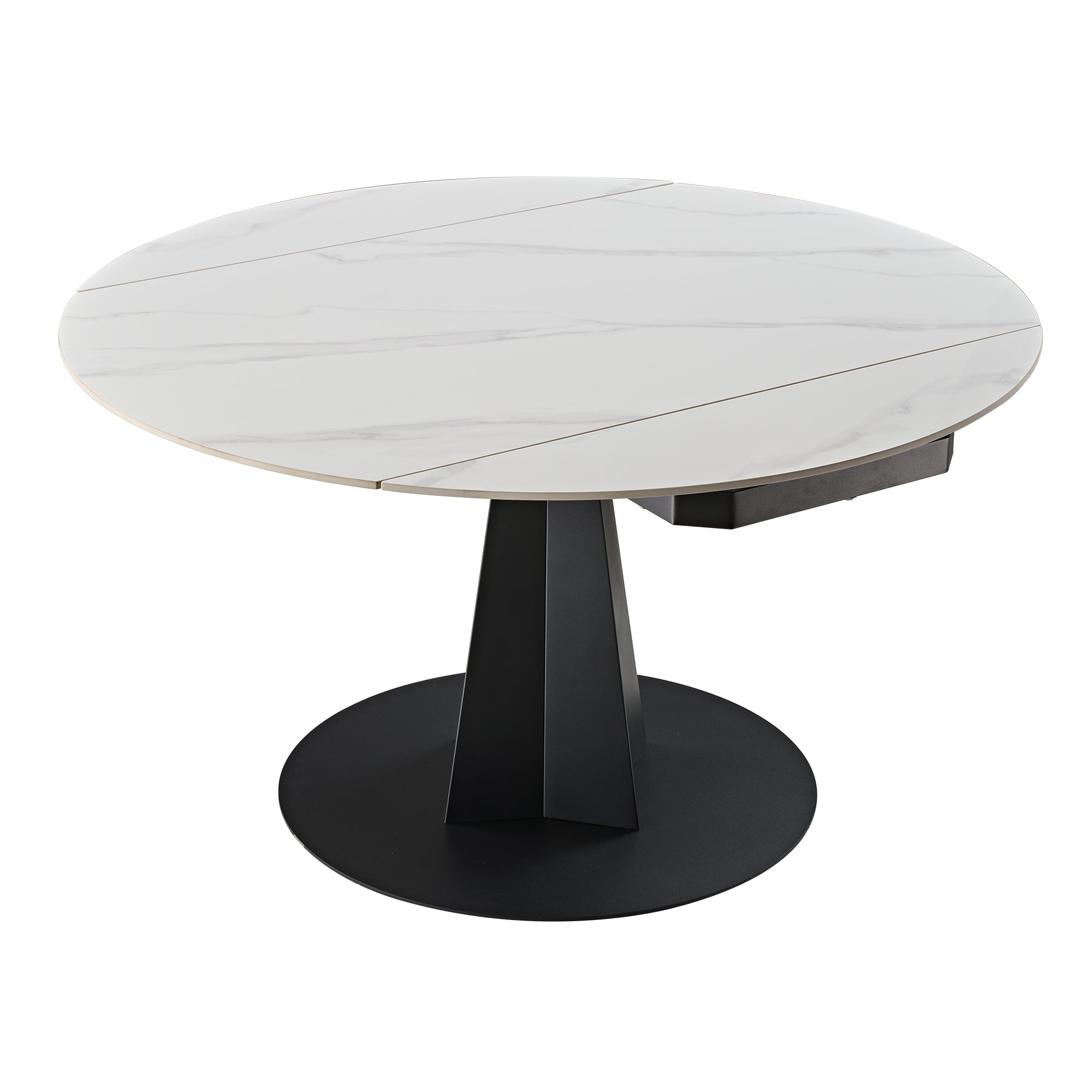 Eureka Amelia, 33"-53" Round Extending Dining Table