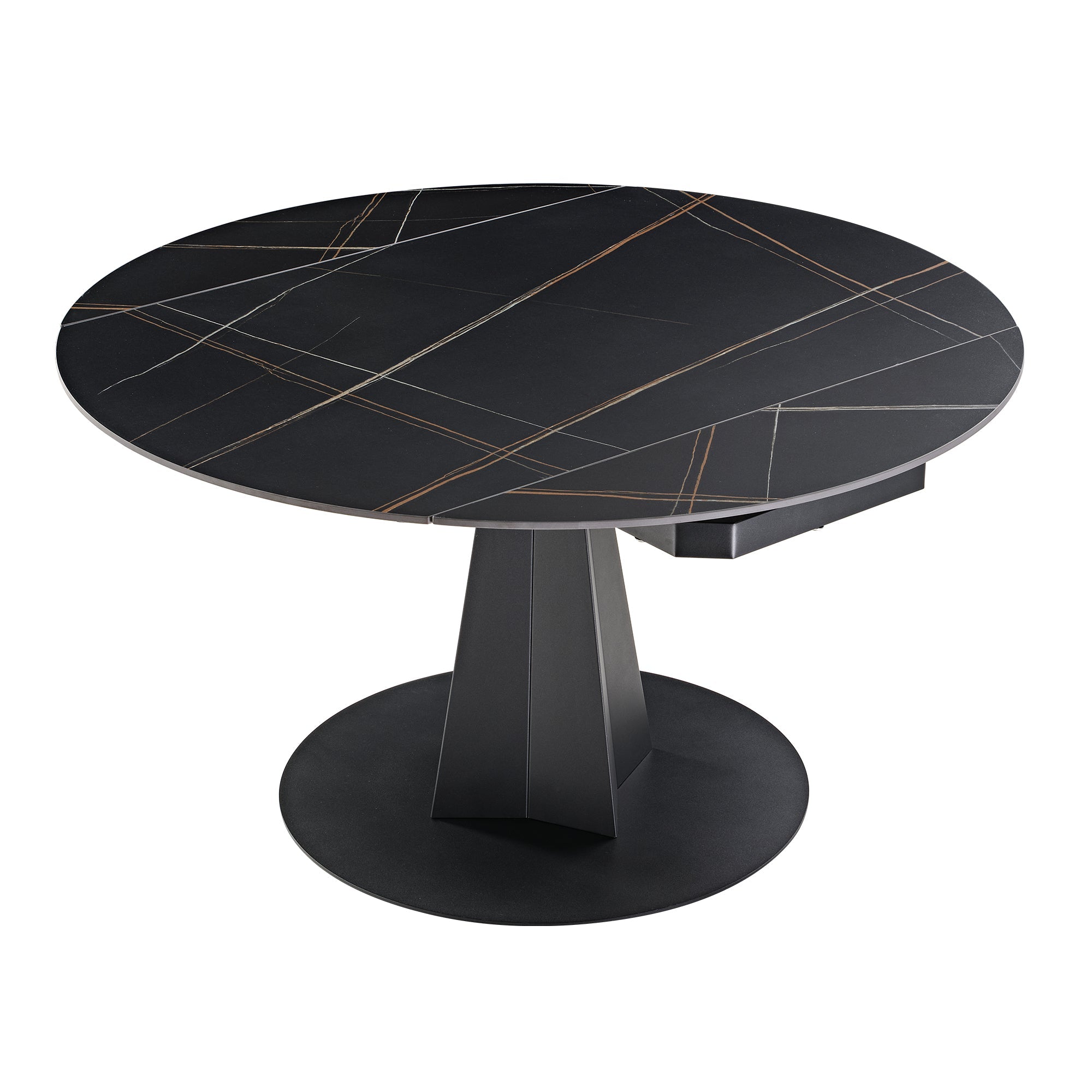 Eureka Amelia, 33"-53" Round Extending Dining Table
