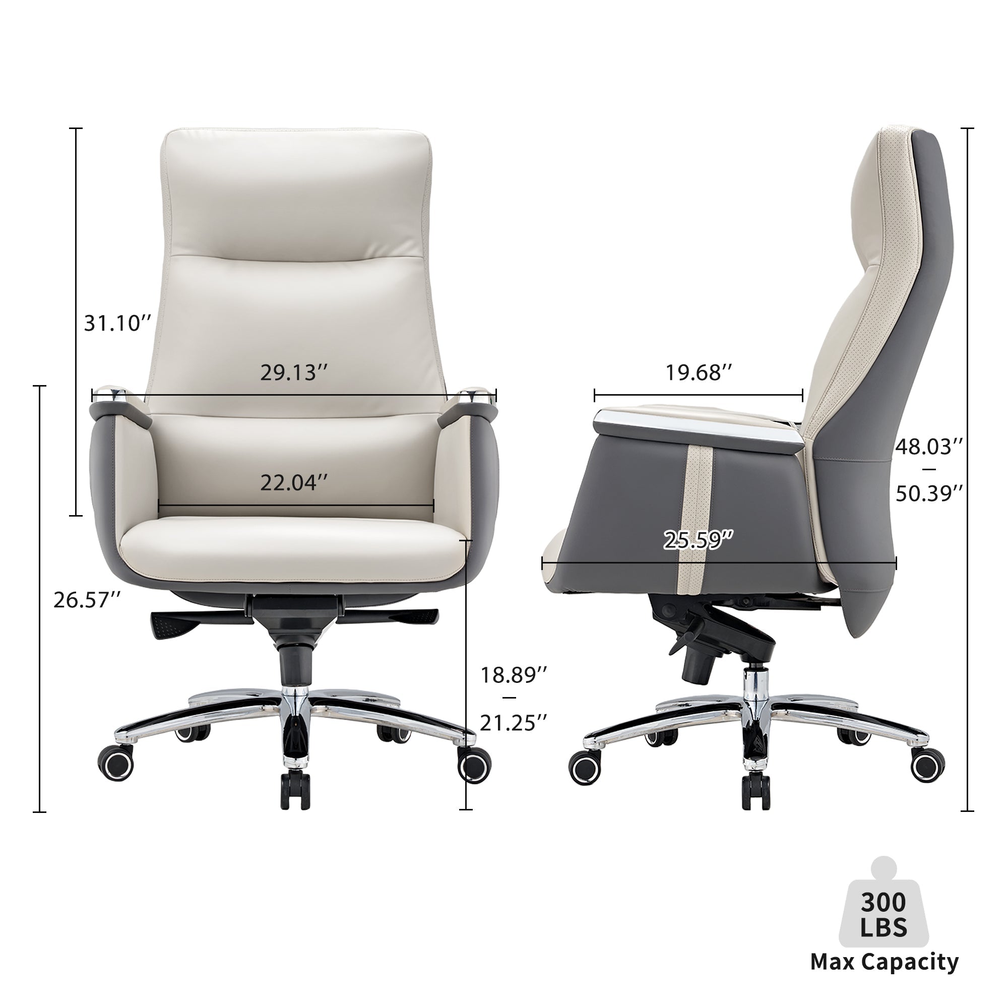 Eureka Royal II OC09 High Back Executive Office Chair