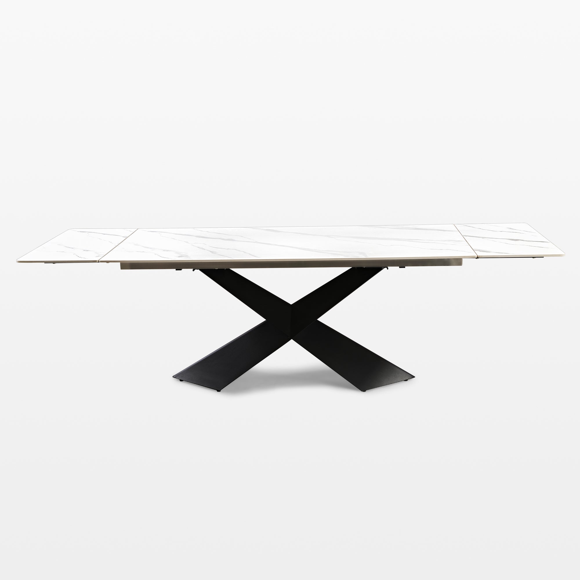 Eureka Evelyn 70"- 102" Extendable Dining Table with Slate *1PC/2CTNS