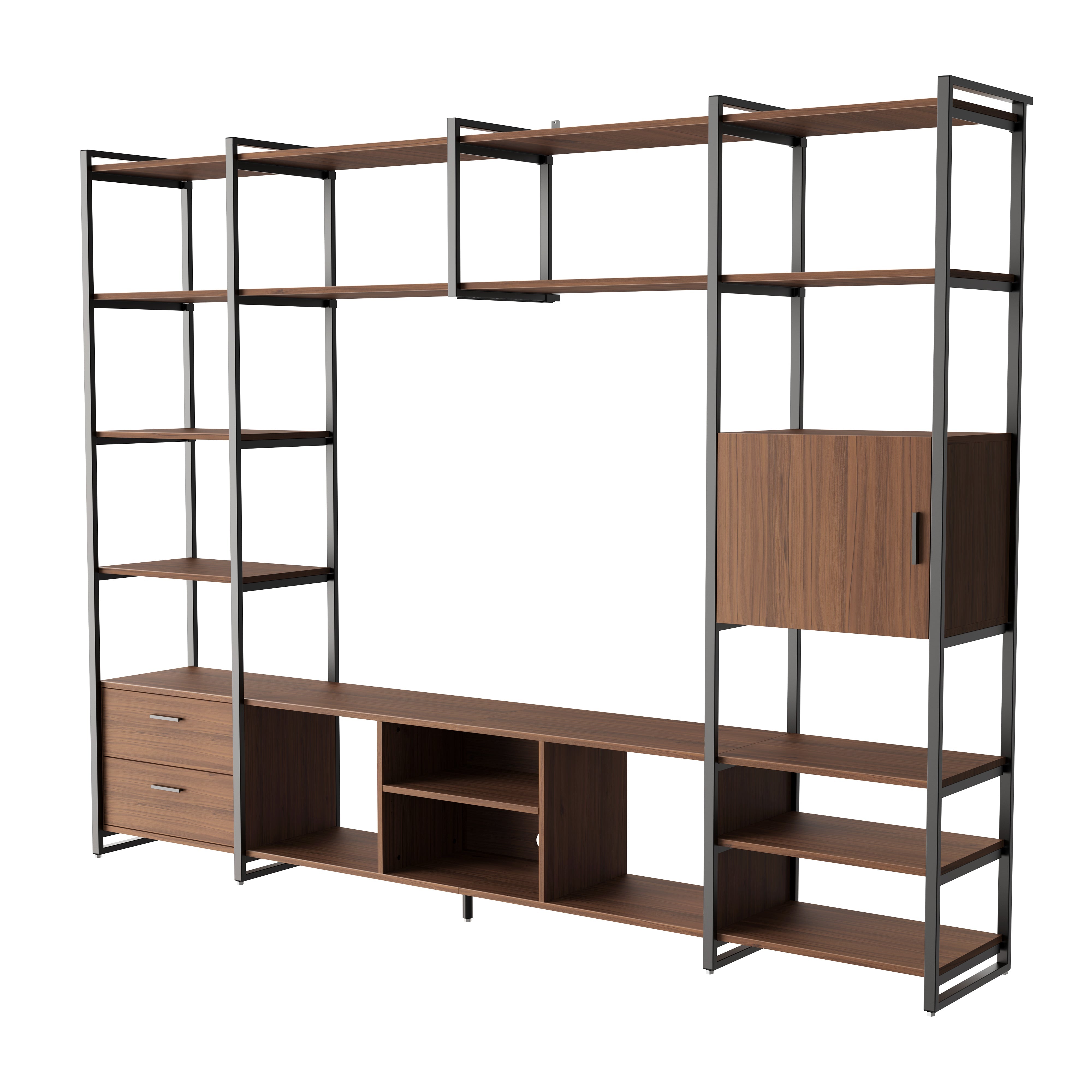 Eureka Sonoma Standing Media Cabinet (Coastal Collection) *1PC/4CTNS