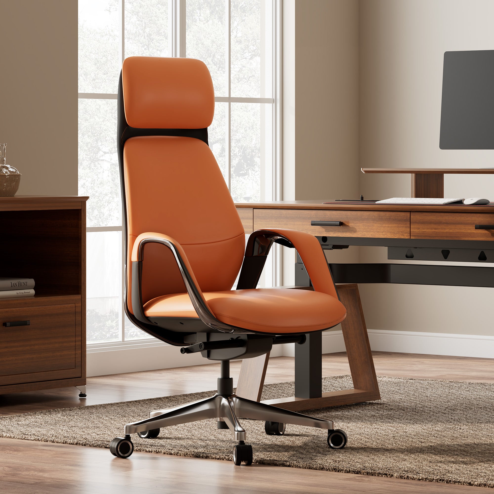 Eureka Serene OC07 Napa Leather Executive Office Chair