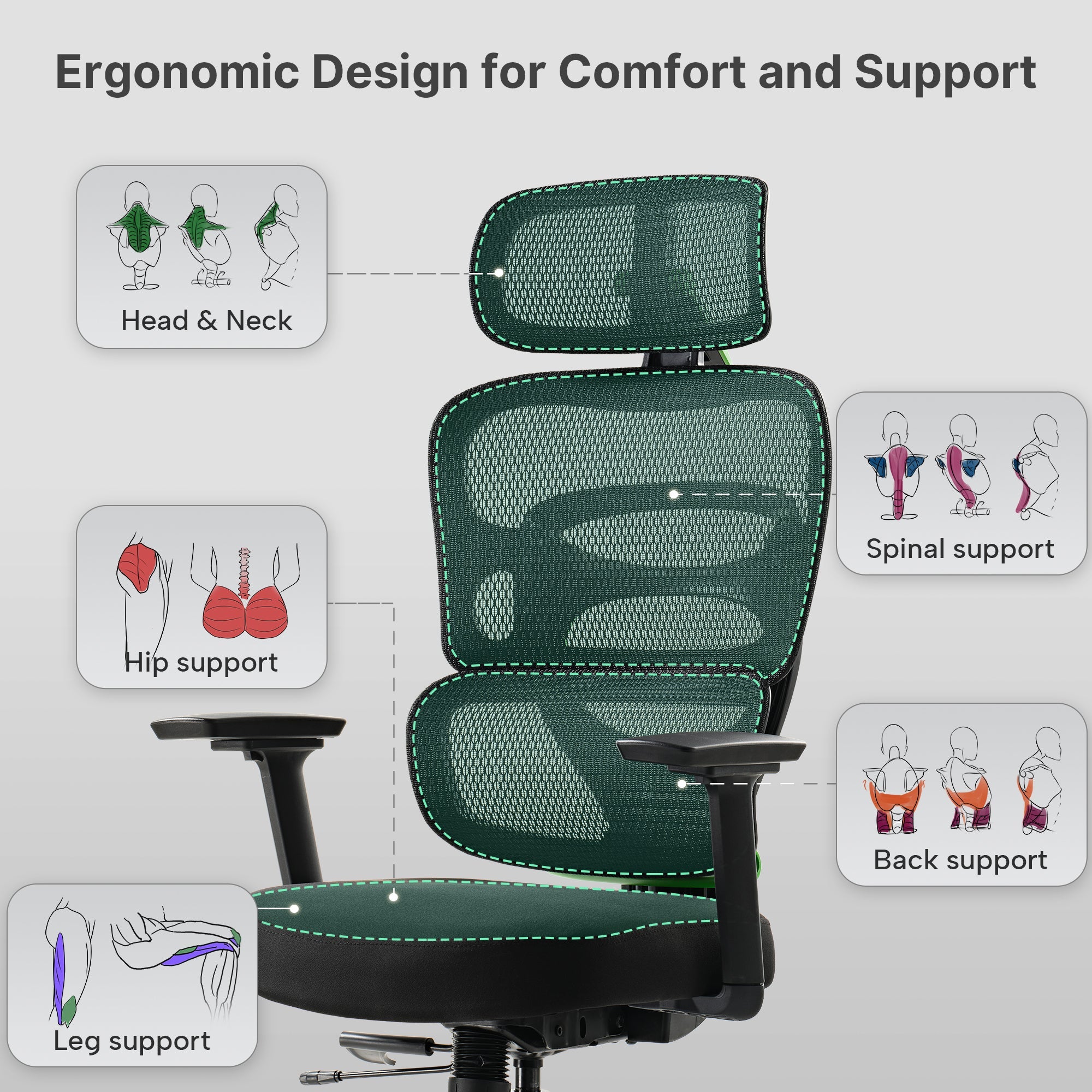 Eureka Axion GC12 Ergonomic Gaming Chair