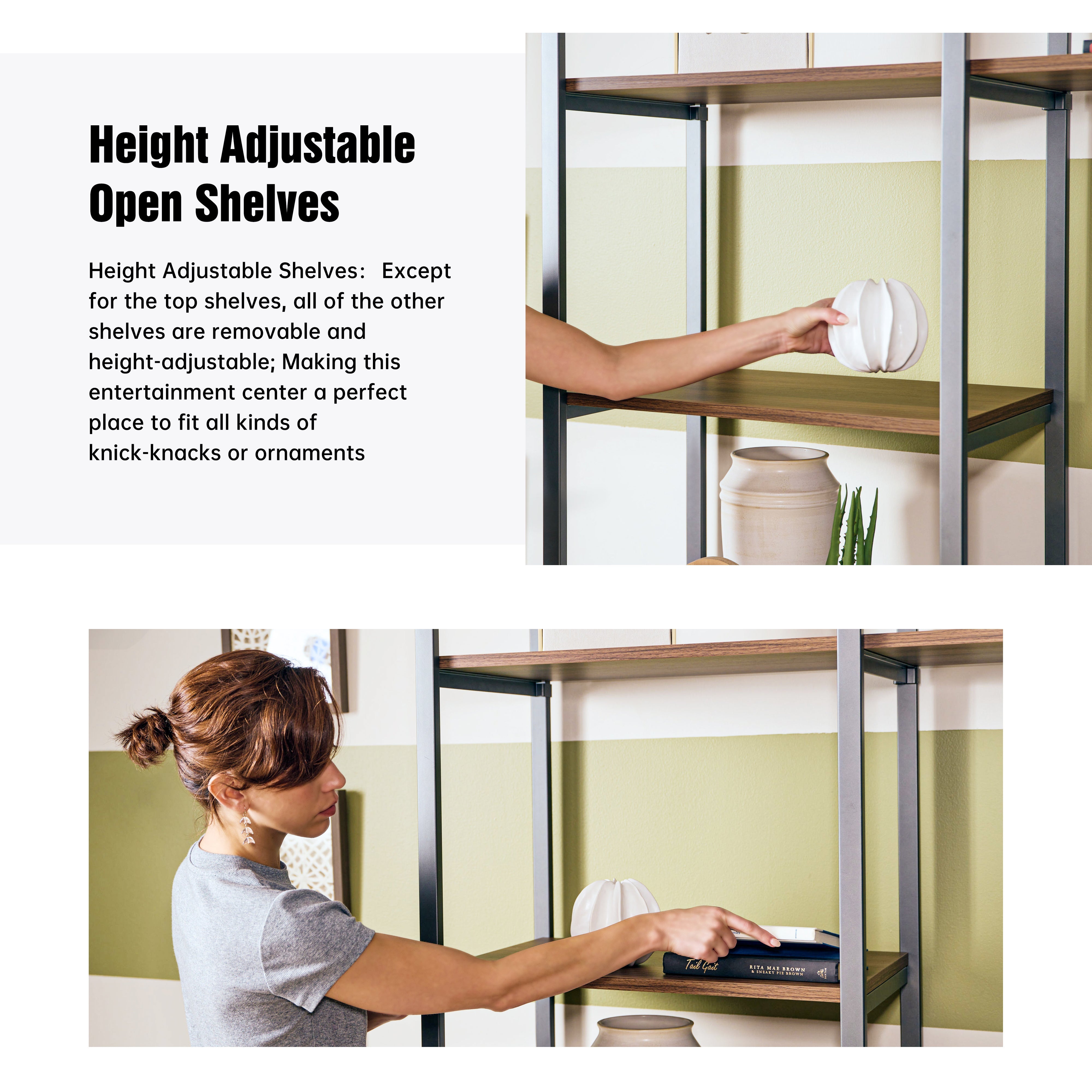 Eureka Sonoma Standing Media Cabinet (Coastal Collection) *1PC/4CTNS