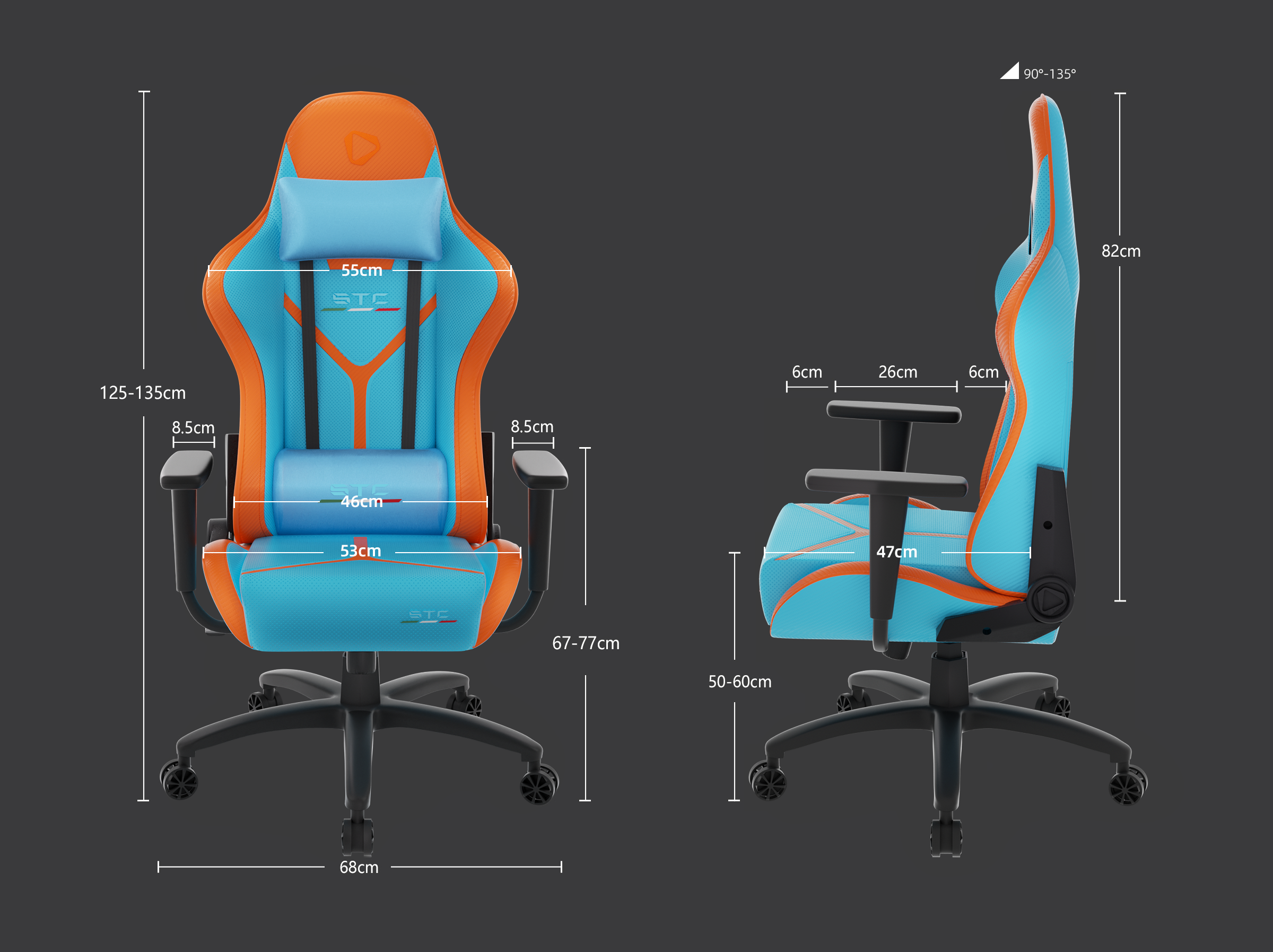 ONEX STC Tribute Hardcore Gaming and Office Chair