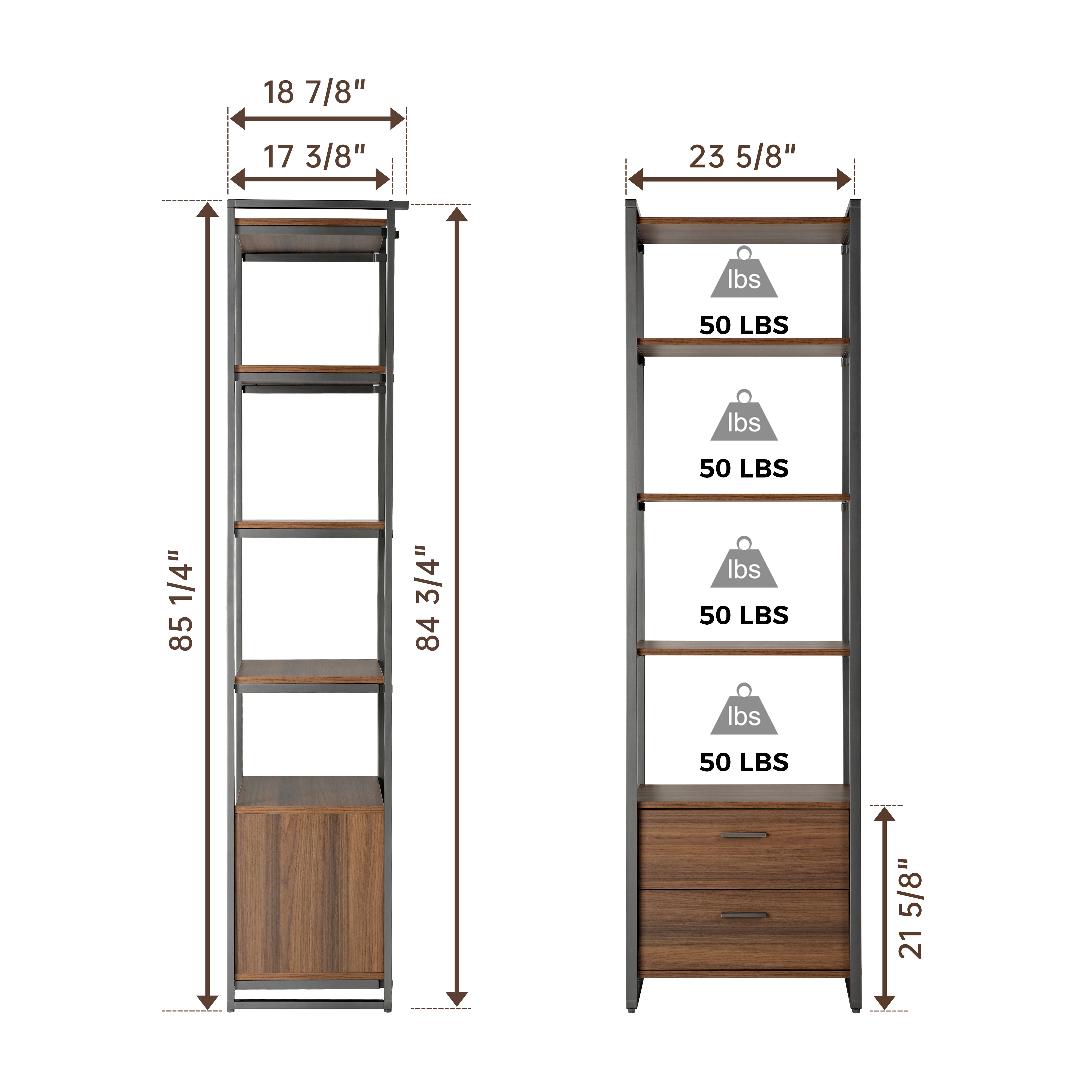 Eureka Sonoma Standing Shelf (Coastal Collection) *1PC/2CTNS