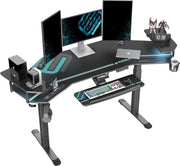 Eureka Ergonomic ES72" Studio Maple Electric Standing Desk With Keyboard Tray *1PC/2CTNS [FSC]