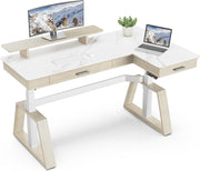 Eureka Ark Pro TX60R L Shaped Standing Desk w/ Sintered Stone *1PCS/3CTNS