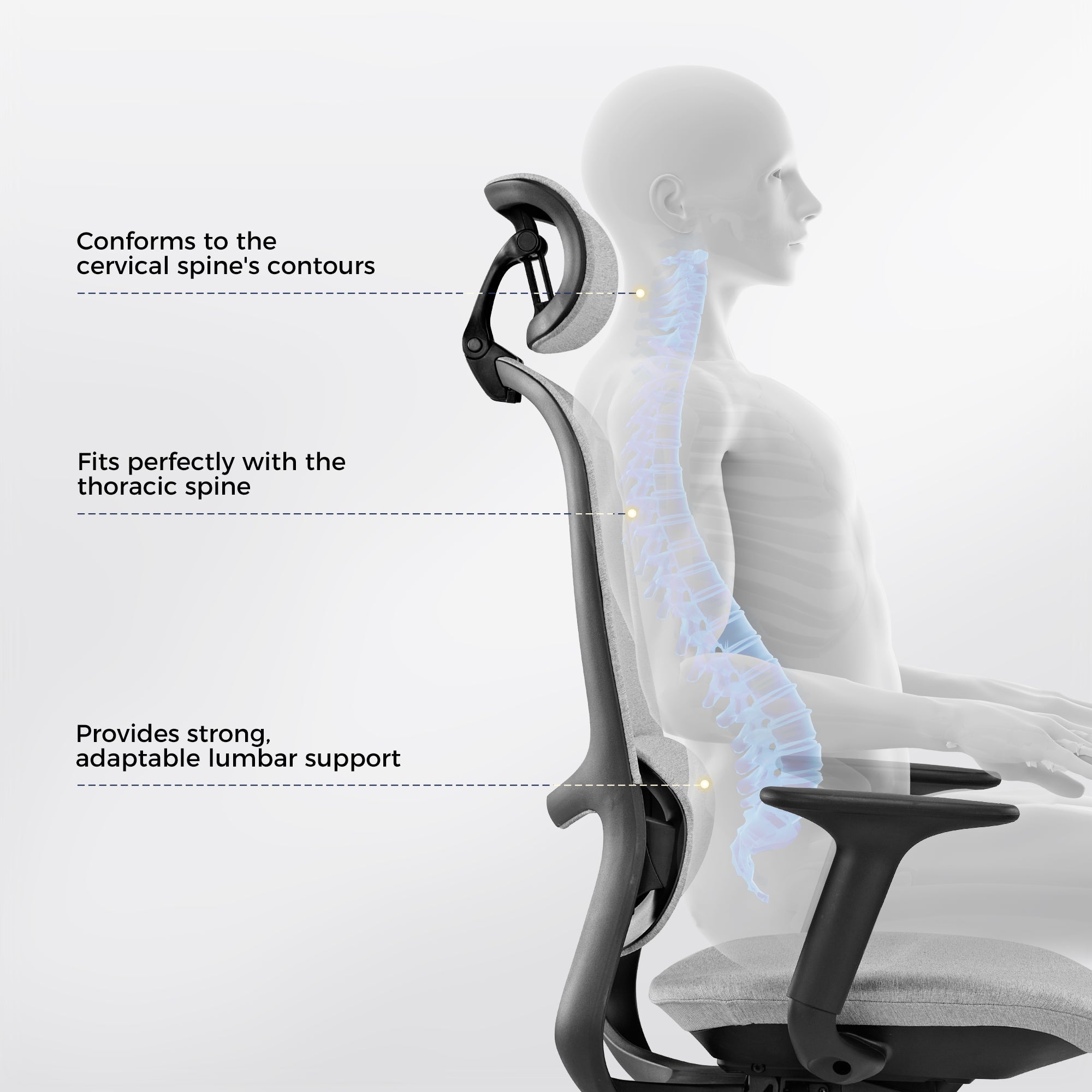 Eureka Skylar OC24 Modern Mesh Office Chair
