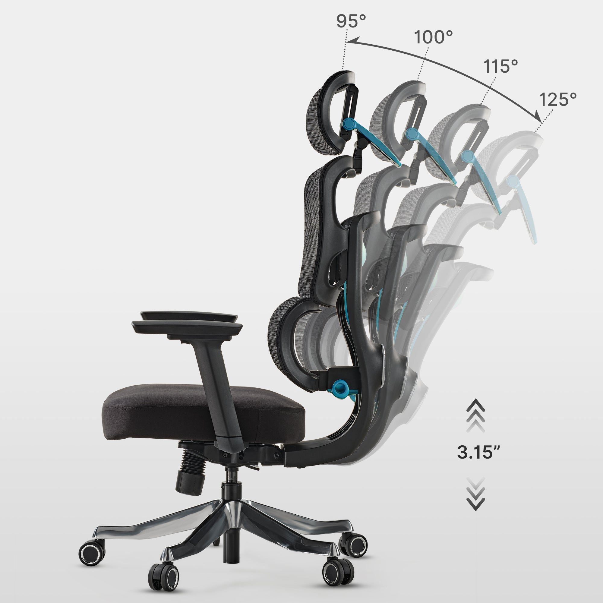 Eureka Axion GC12 Ergonomic Gaming Chair