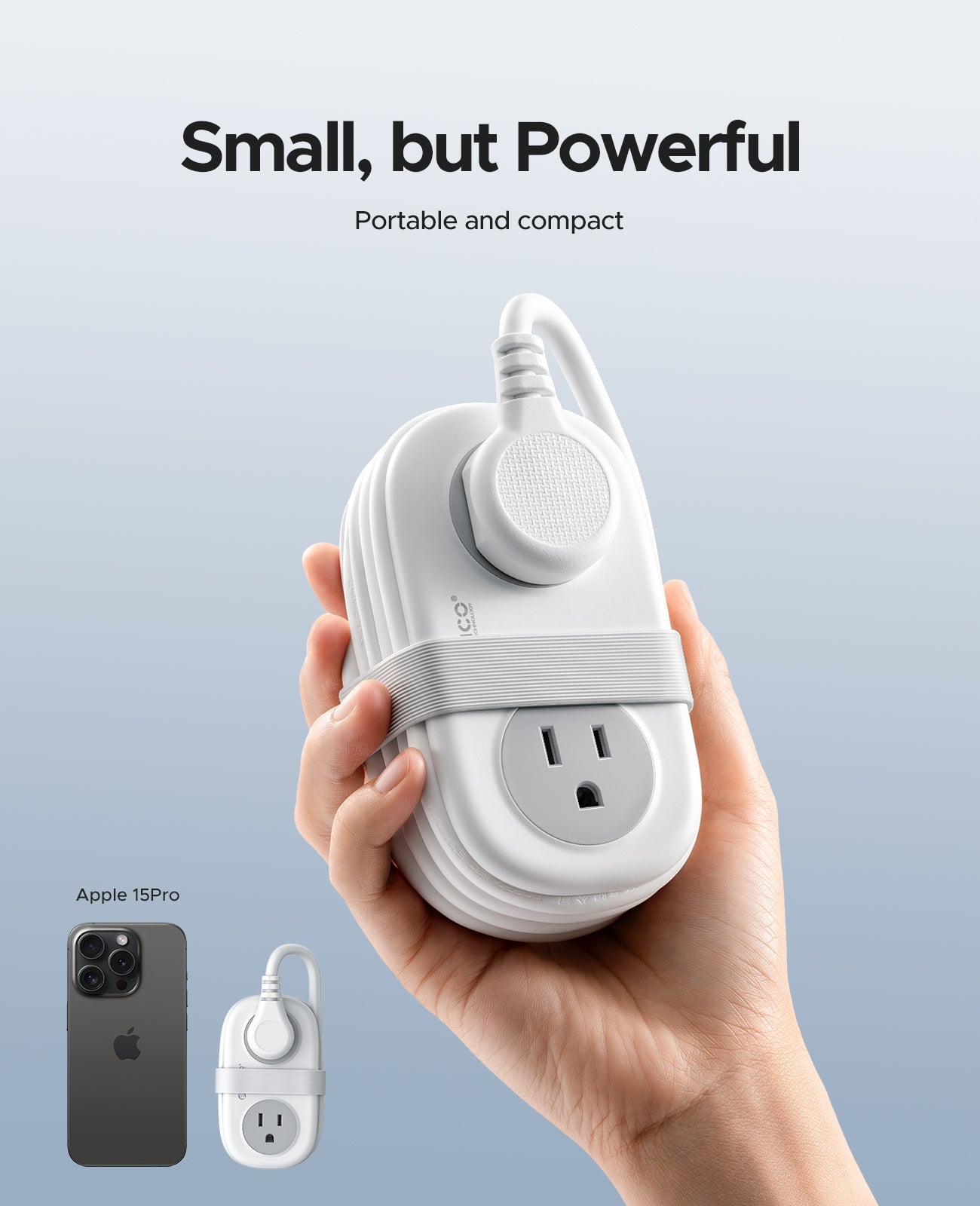 ORICO AP3 Pocket Power Strip with USB-C 15.5W