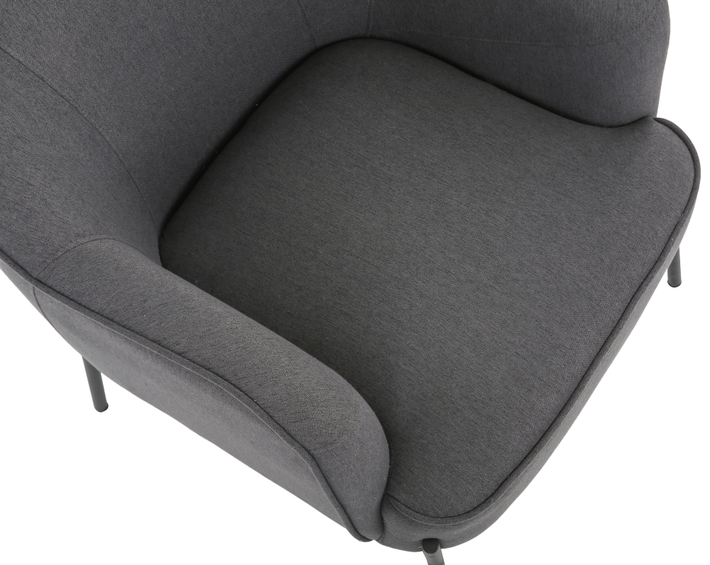 ONEX HuGo Dark Grey Armchair - Stylish Linen Fabric for Ultimate Comfort