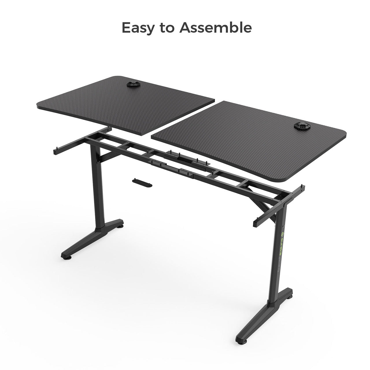 Eureka Ergonomic GIP-P47 Gaming Desk - Black /120 x 60 cm(W)