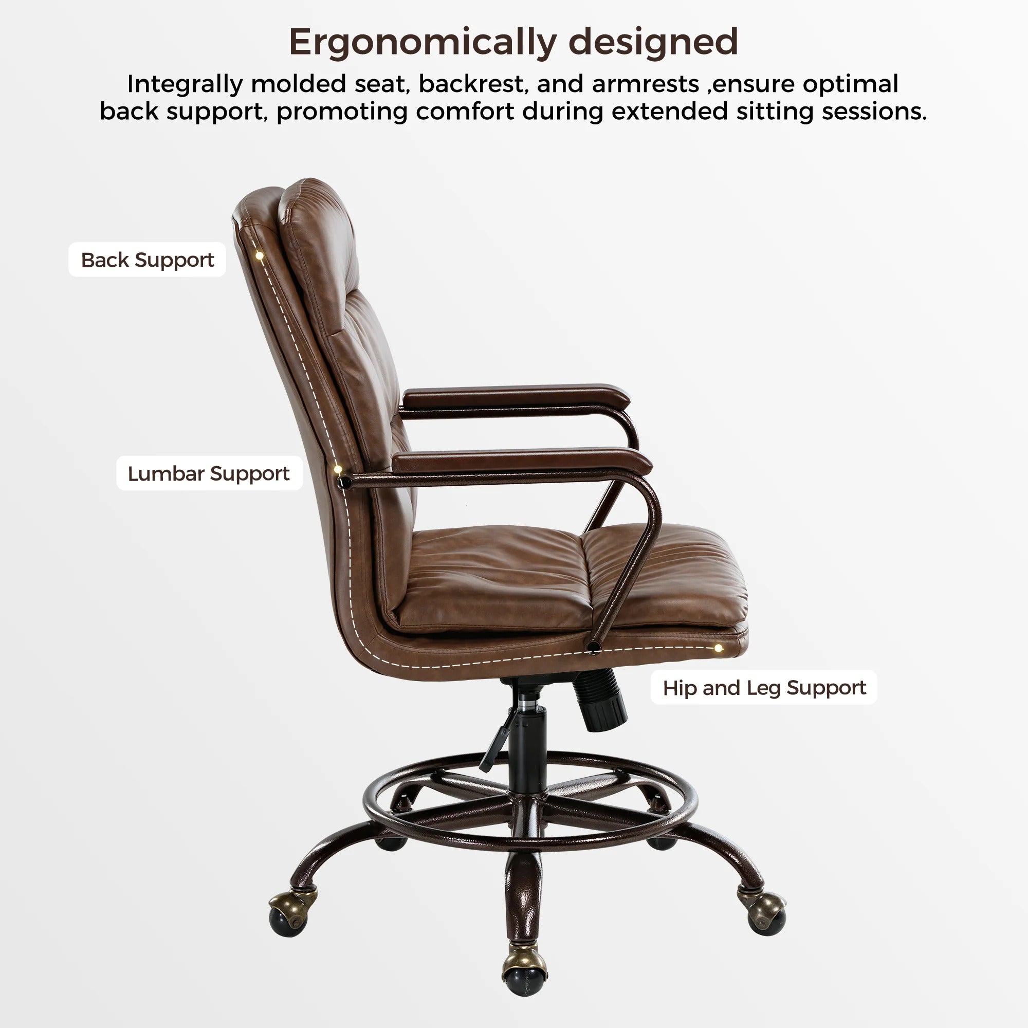 Eureka Regal OC23 PU Leather Office Chair