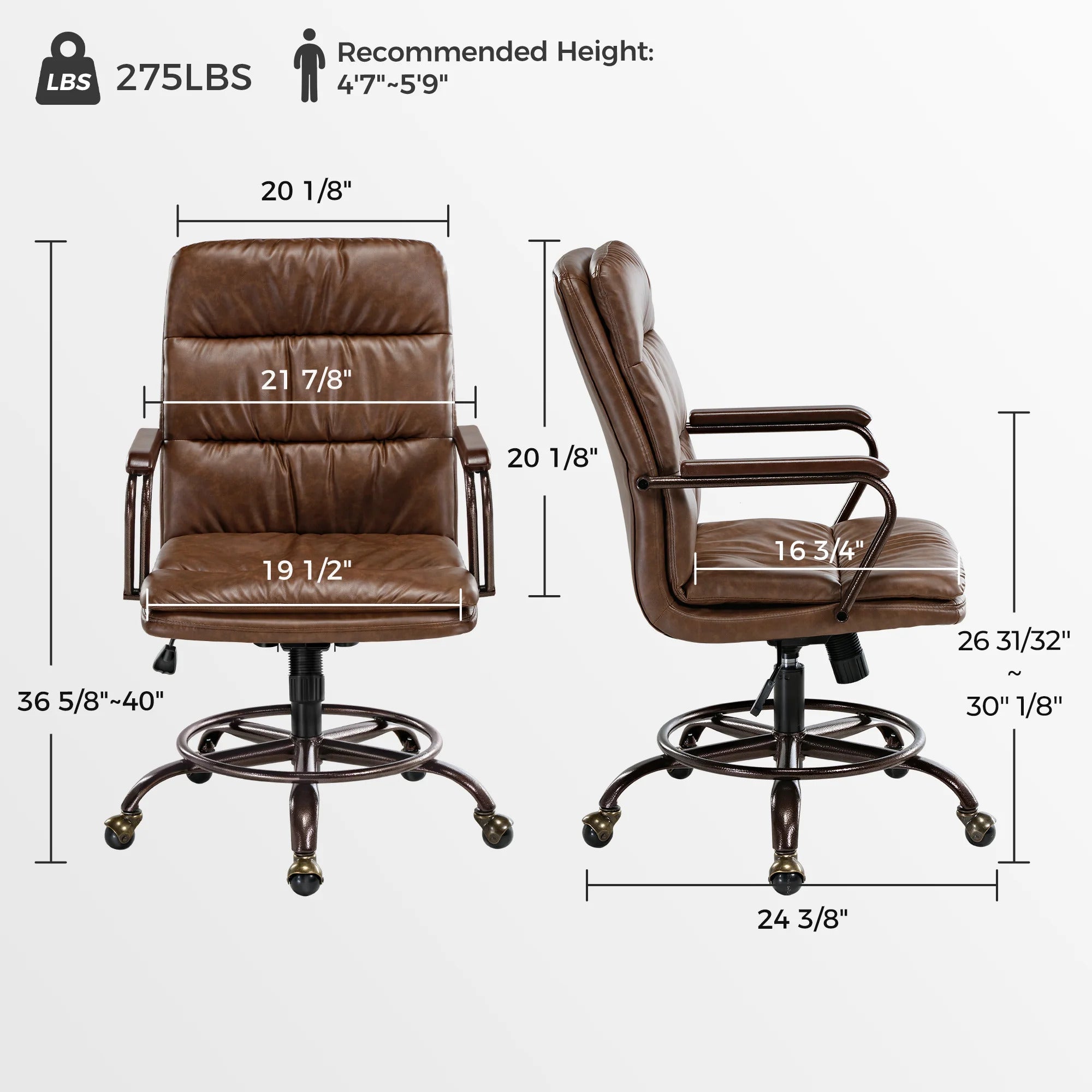 Eureka Regal OC23 PU Leather Office Chair