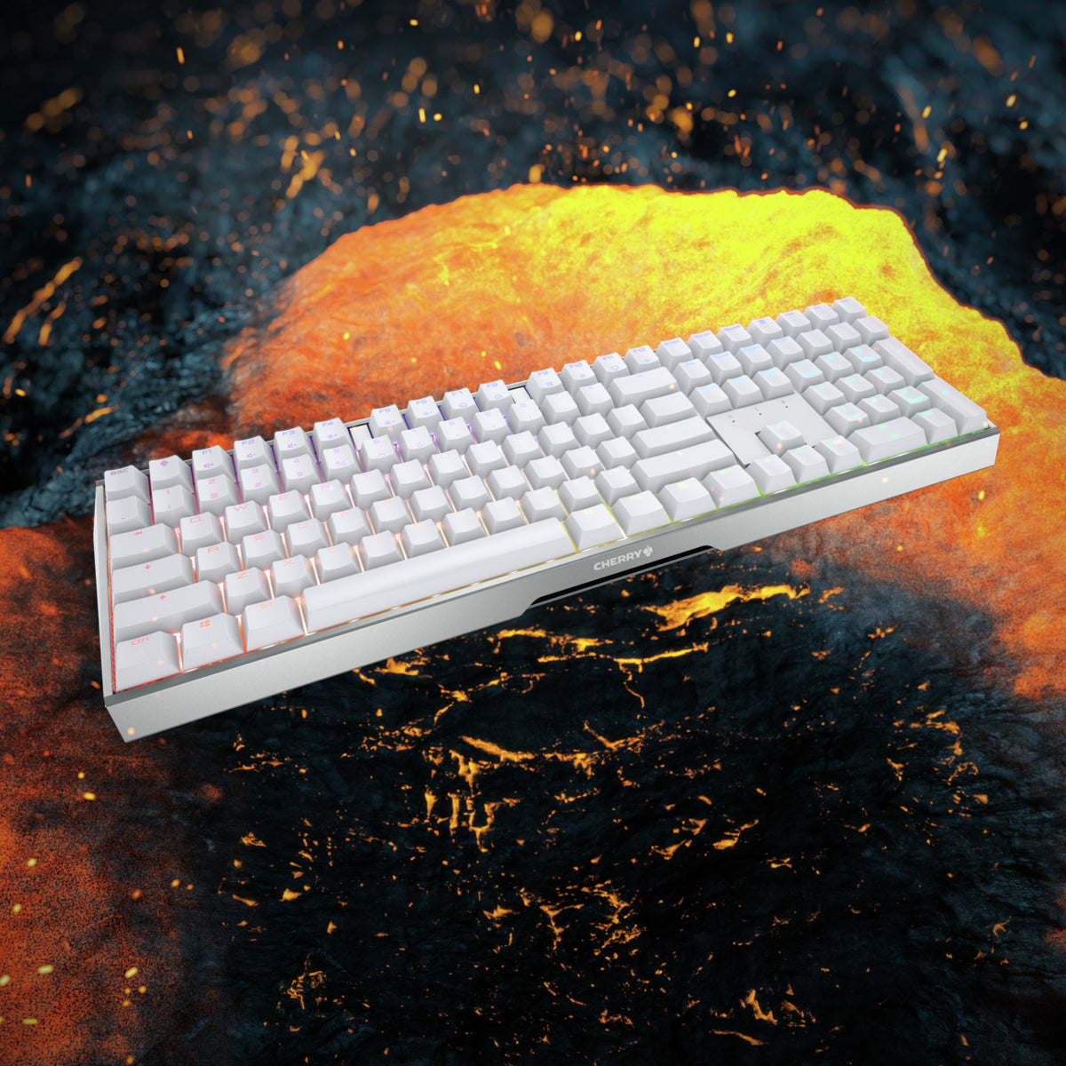 CHERRY Gaming Keyboard MX 3.0S RGB WHITE version - MX Black switch