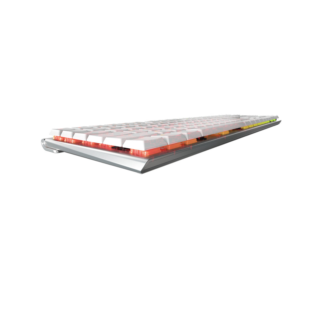 CHERRY Gaming Keyboard MX 10.0 RGB WHITE version - MX Low Profile Red switch
