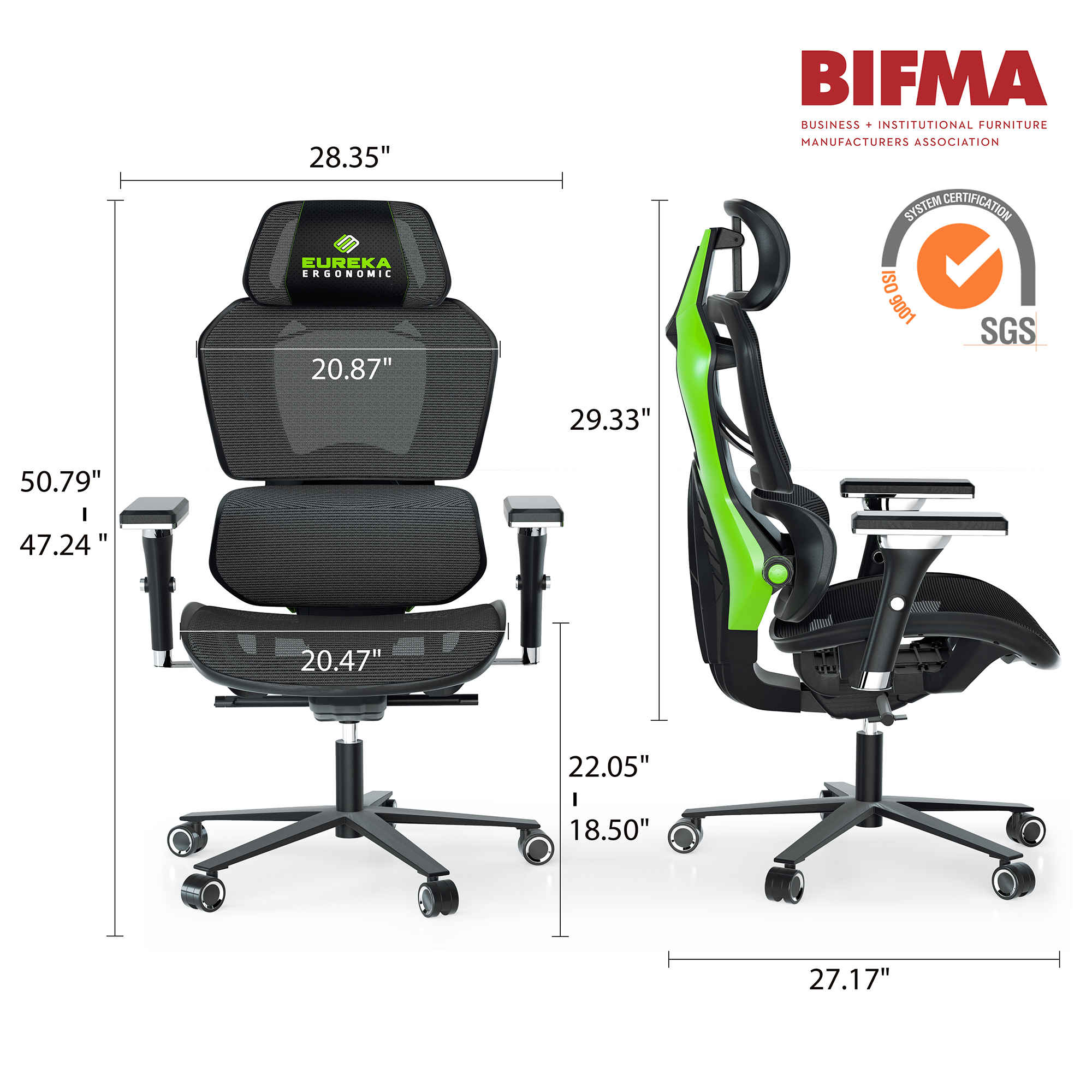 Eureka GC05 Typhon Series Ergonomic Mesh Chair