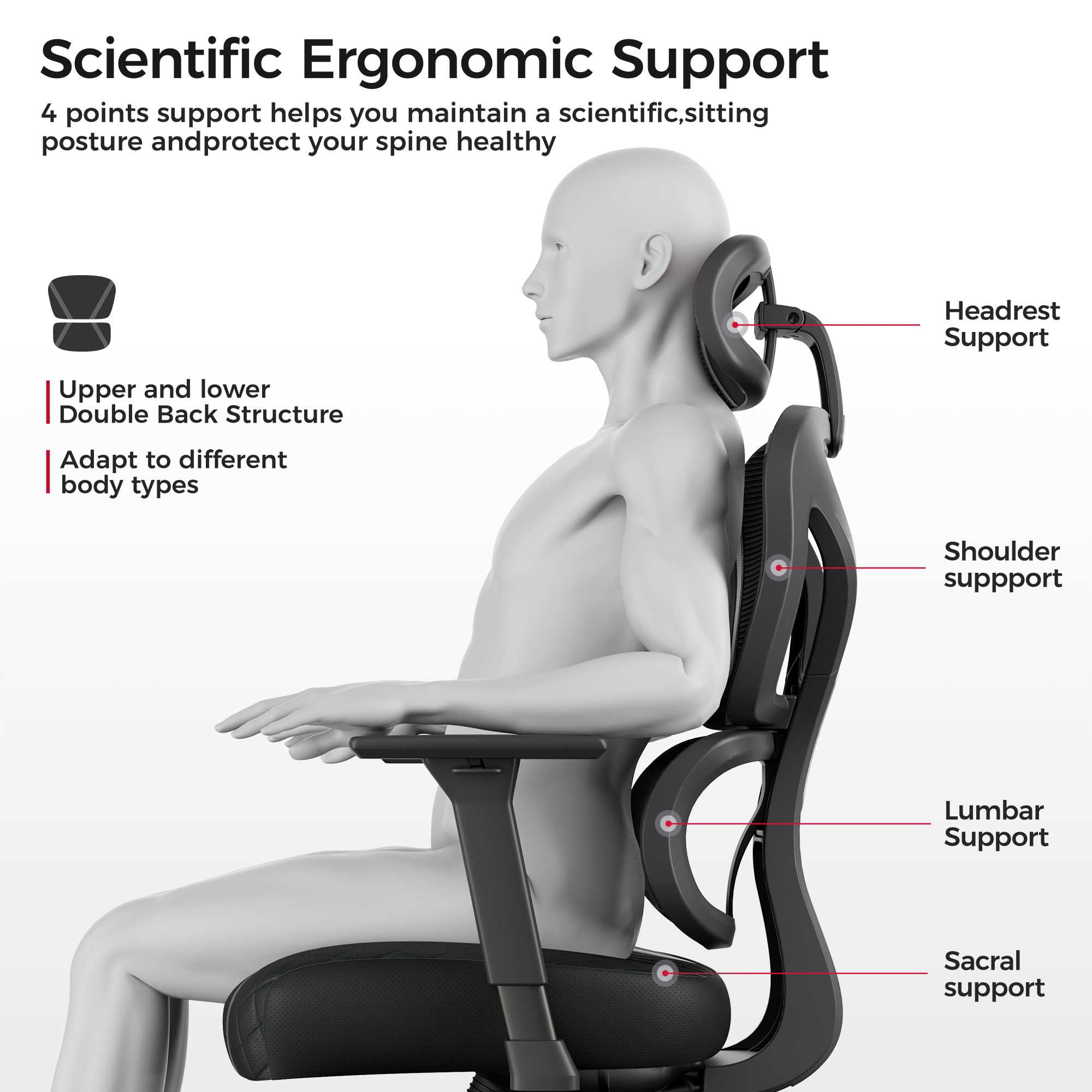Eureka GC06 NORN Series Ergonomic Chair