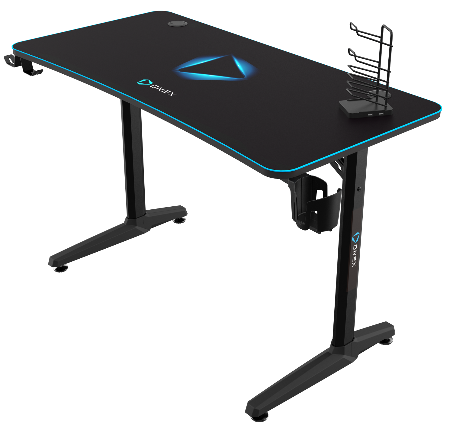 ONEX GD1200H Home Office E-sports Computer Desk, Ergonomic Design, Black