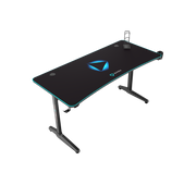 ONEX GD1600H Wide Gaming Office Desk with full coverage mousepad and accessories