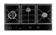 Fotile 3 Burner Tempered Glass Cooktop 23MJ/h