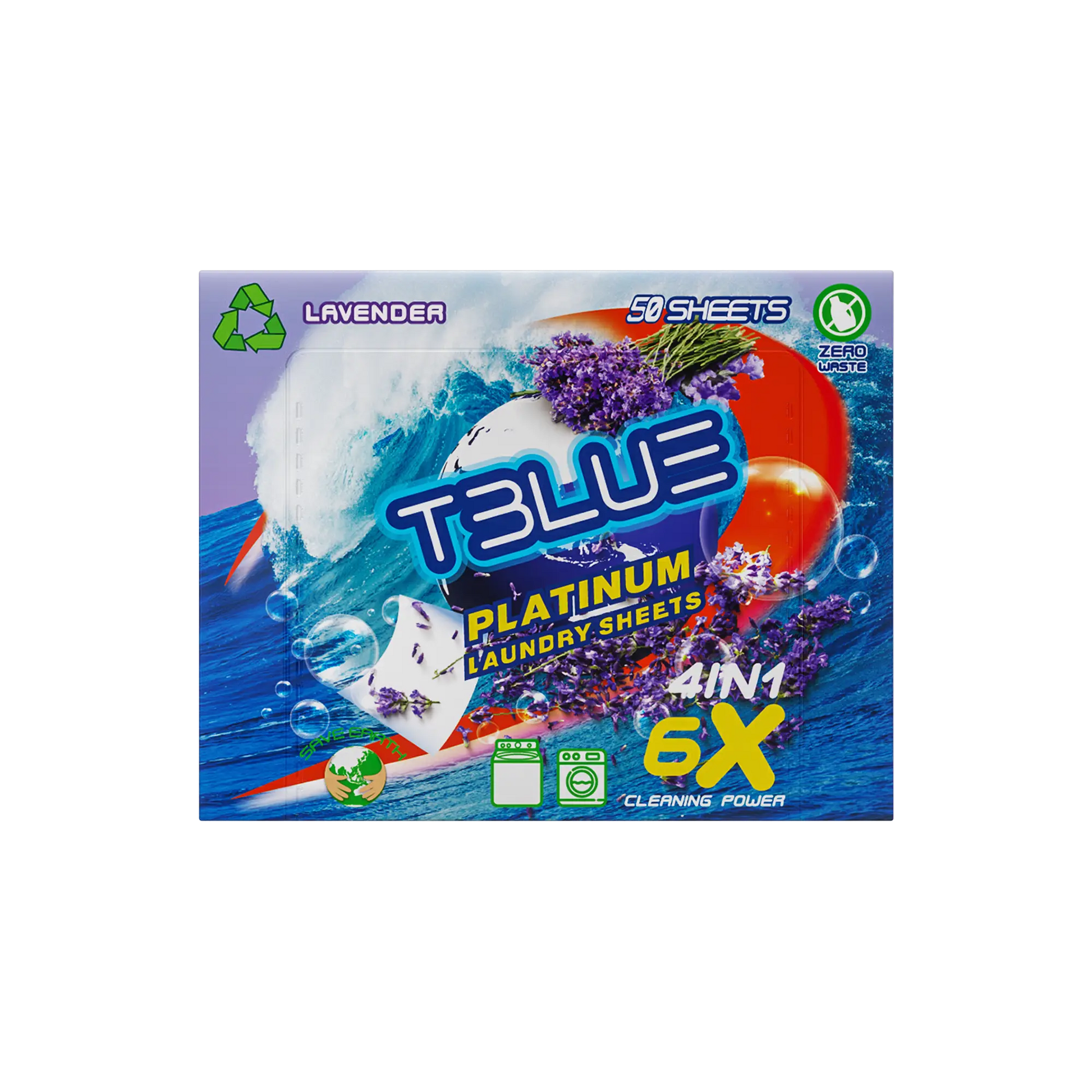 Tblue Eco-Friendly Laundry Detergent Sheets TBLUE