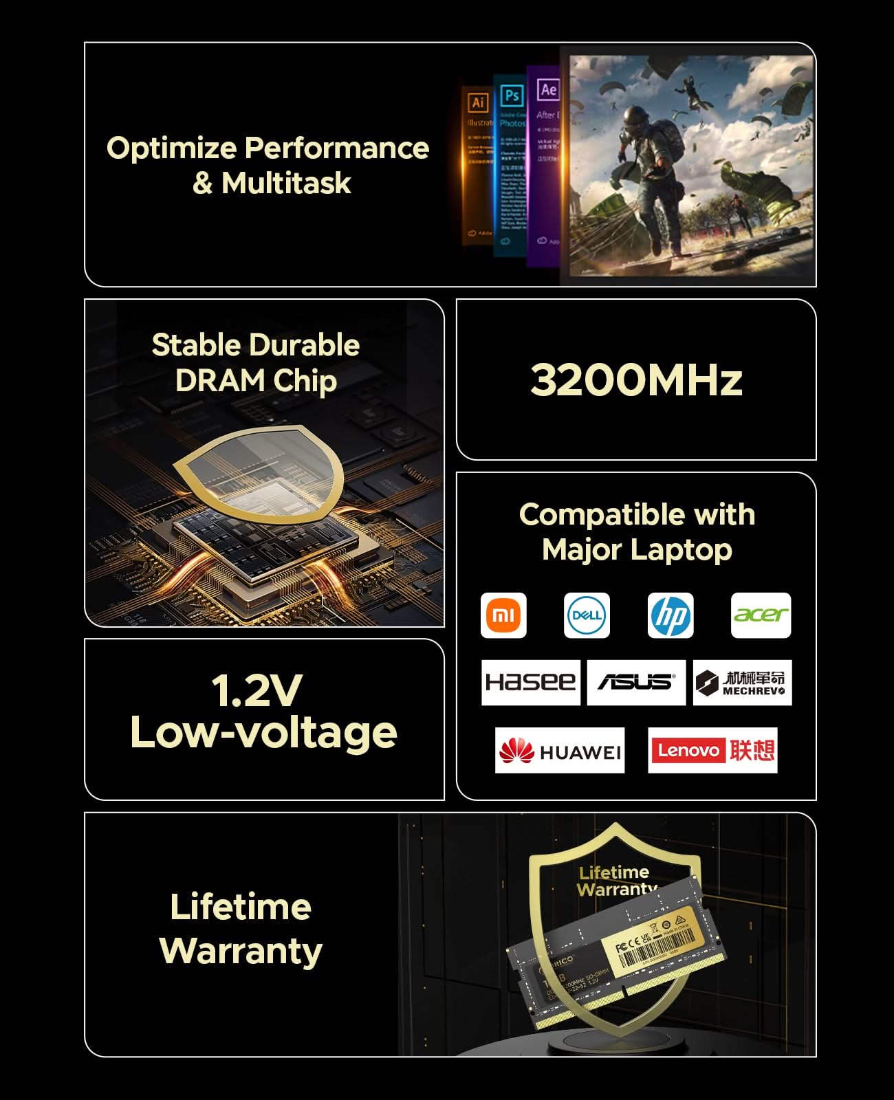 ORICO DDR4 SO-DIMM 16GB Laptop RAM - Orico
