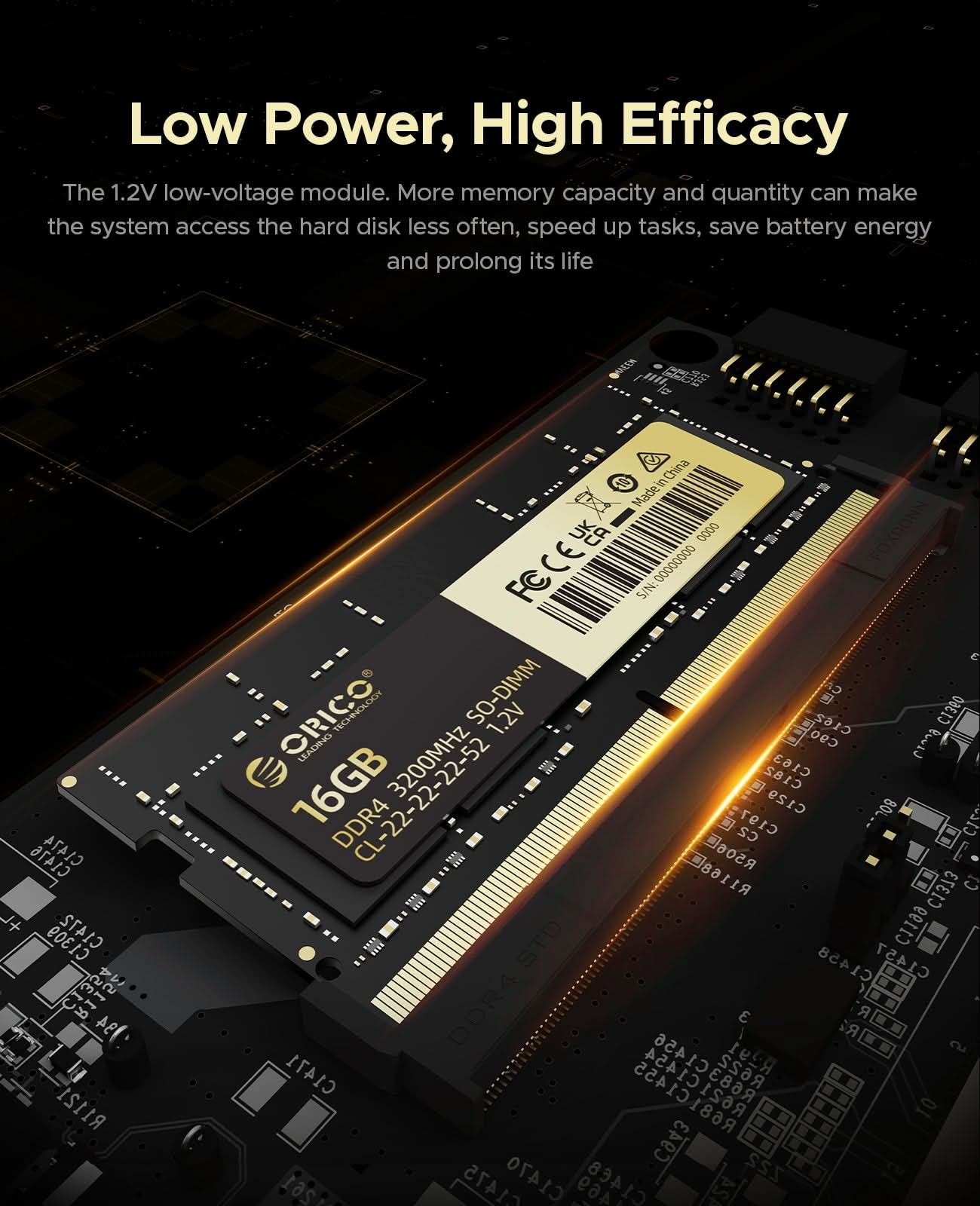ORICO DDR4 SO-DIMM 16GB Laptop RAM - Orico