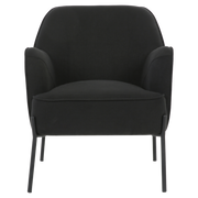 ONEX HuGo Black Armchair - Stylish Linen Fabric for Ultimate Comfort