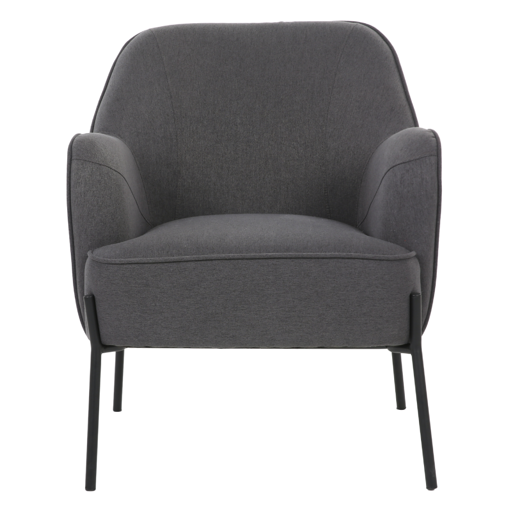 ONEX HuGo Dark Grey Armchair - Stylish Linen Fabric for Ultimate Comfort