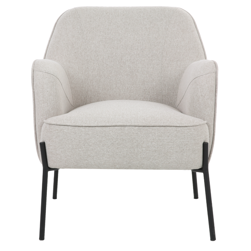 ONEX HuGo Ivory Armchair - Stylish Linen Fabric for Ultimate Comfort