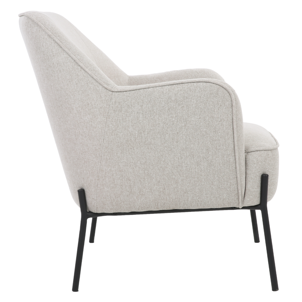 ONEX HuGo Ivory Armchair - Stylish Linen Fabric for Ultimate Comfort