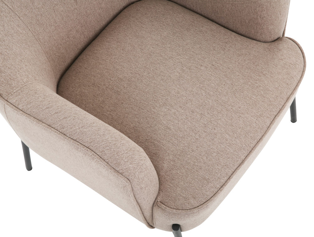 ONEX HuGo Light Brown Armchair - Stylish Linen Fabric for Ultimate Comfort
