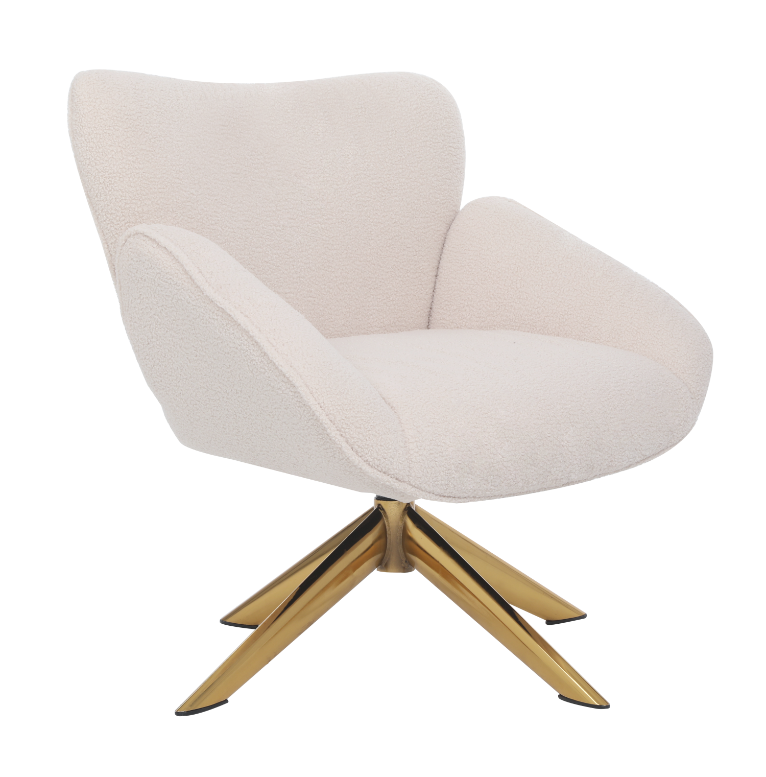 ONEX SaSa Boucle Armchair Ivory - Stylish and Comfortable Occasional Arm Chair