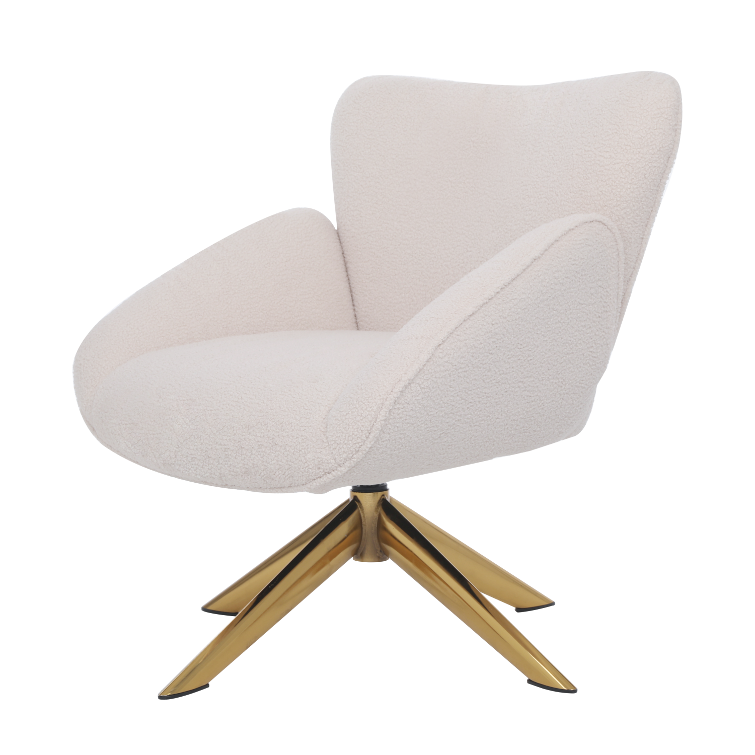 ONEX SaSa Boucle Armchair Ivory - Stylish and Comfortable Occasional Arm Chair