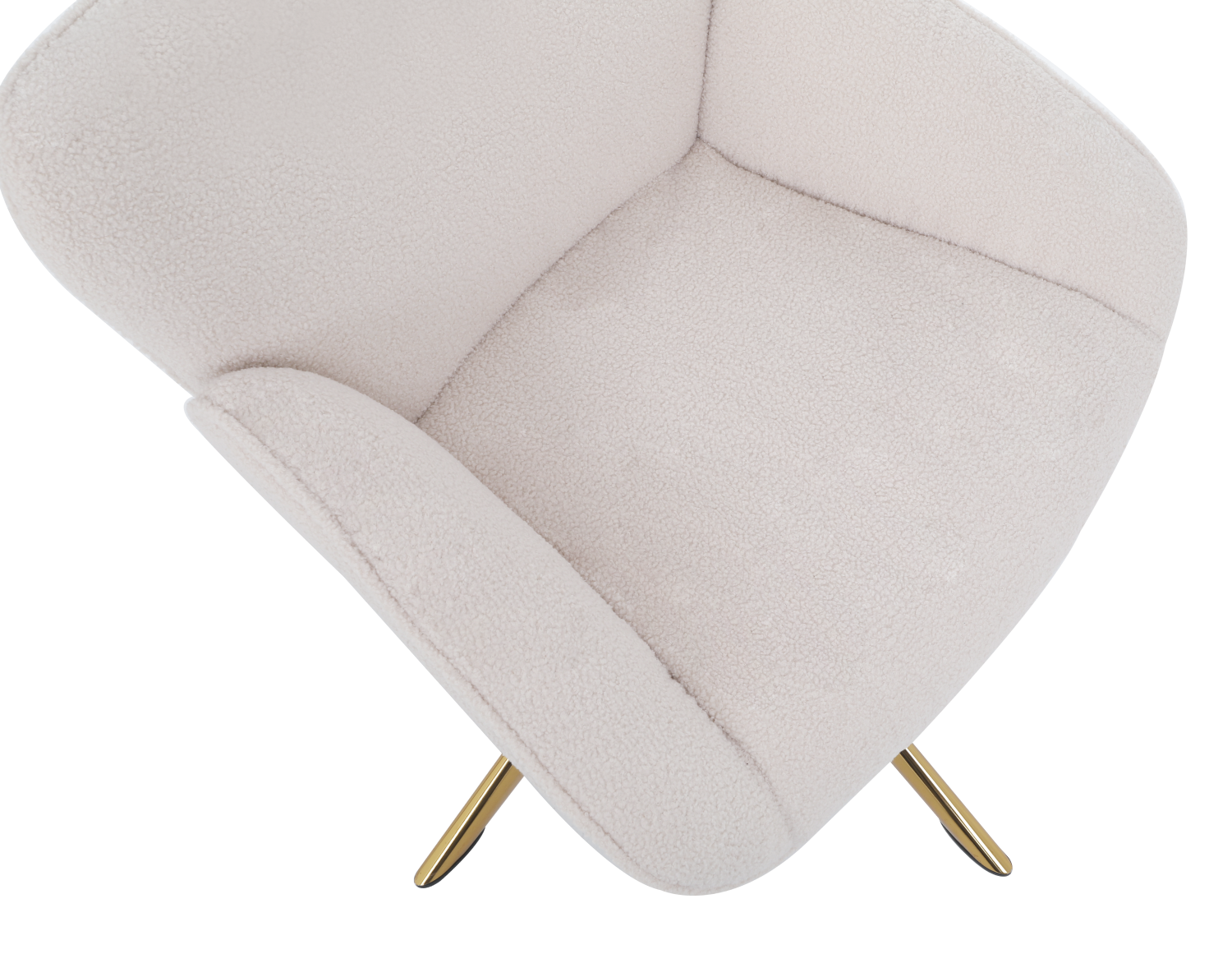 ONEX SaSa Boucle Armchair Ivory - Stylish and Comfortable Occasional Arm Chair