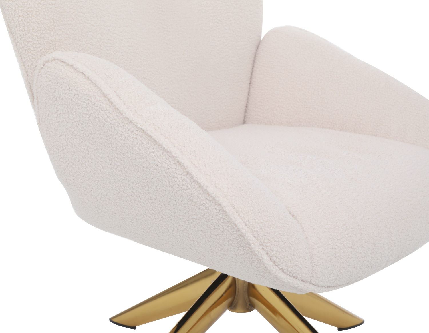 ONEX SaSa Boucle Armchair Ivory - Stylish and Comfortable Occasional Arm Chair