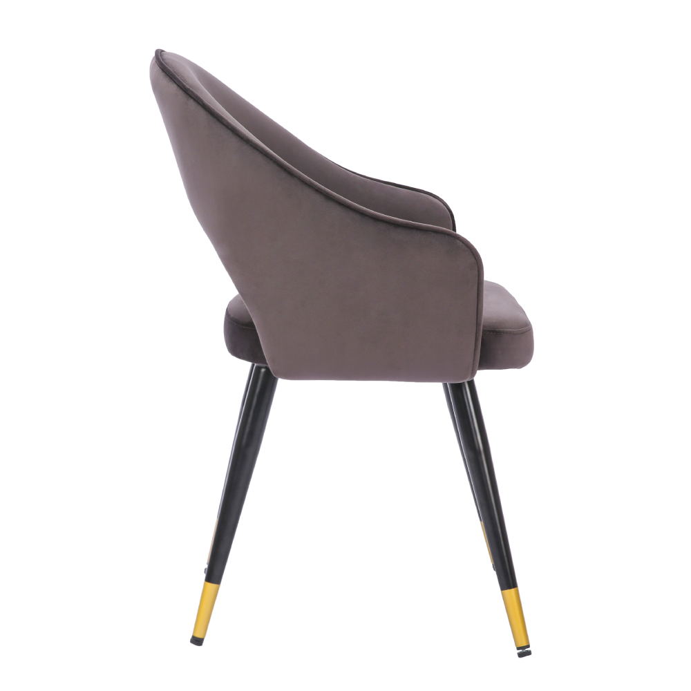 ONEX KiKo Olive Velvet Dining Chair - Dutch Velvet Modern Style (Set of 2)