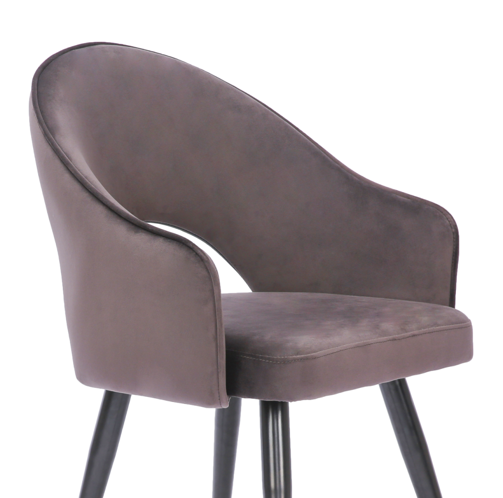 ONEX KiKo Olive Velvet Dining Chair - Dutch Velvet Modern Style (Set of 2)