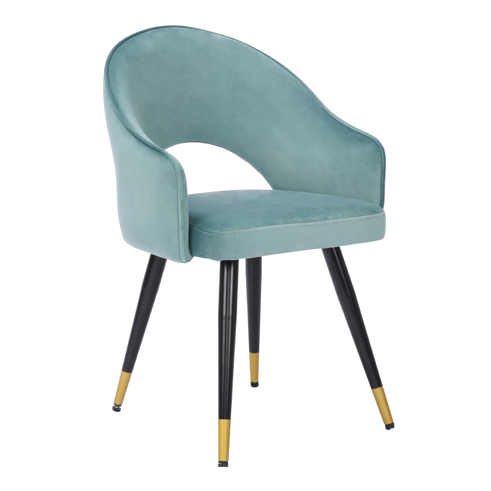 ONEX KiKo Green Velvet Dining Chair - Dutch Velvet Modern Style (Set of 2)