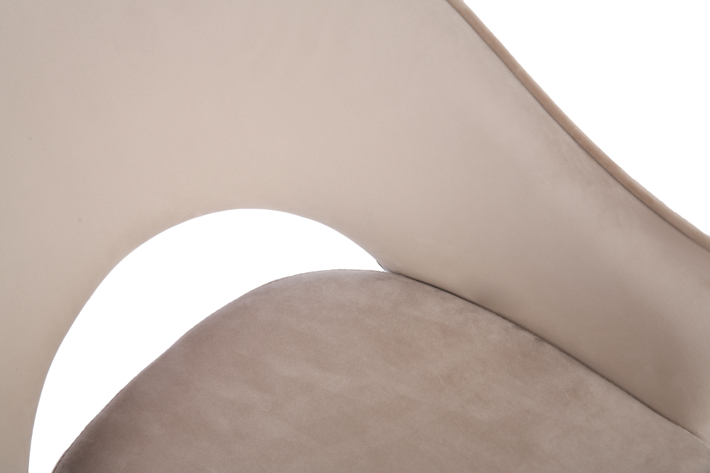 ONEX KiKo Light Grey Velvet Dining Chair - Dutch Velvet Modern Style (Set of 2)