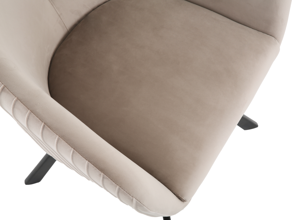 ONEX TiRo Dining Chair Light Grey  - Dutch Velvet