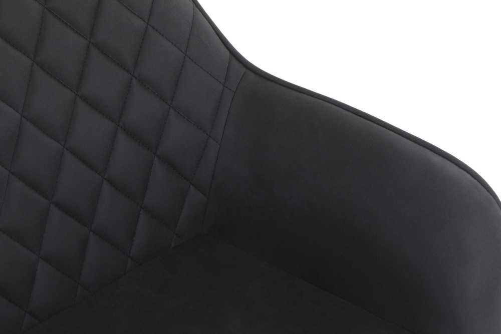 ONEX RiVa Black Fabric Dining Chair - Modern Style (Set of 2)