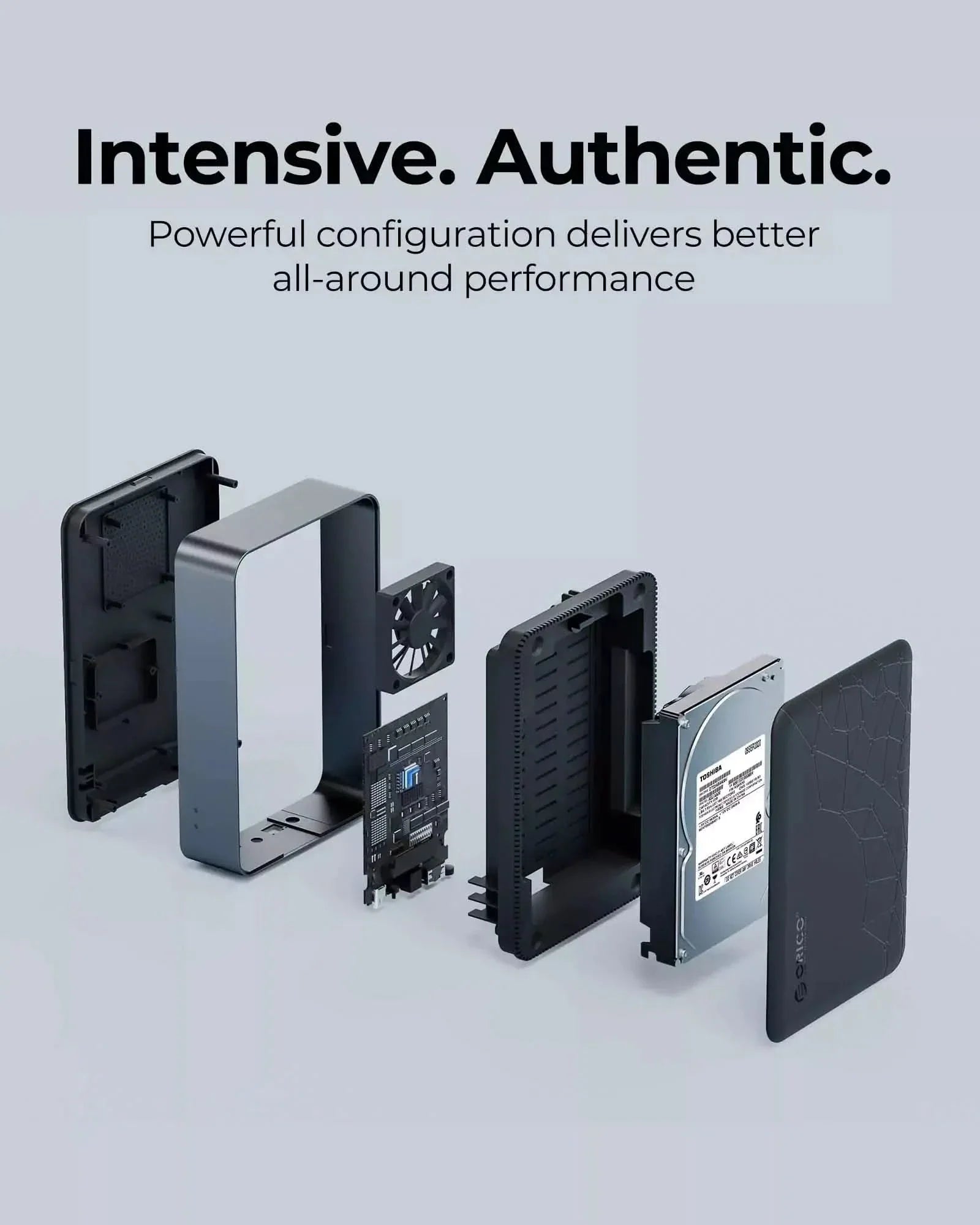 ORICO MetaCube Mini Network Attached Storage for 2.5" SATA HDD/SSD µĸ±±¾ Orico