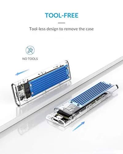 ORICO NVME M.2 USB3.1 Gen2 10Gbps Transparent External SSD Enclosure ORICO