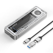 ORICO Transparent USB4 40Gbps NVMe SSD Enclosure with Fan - Orico