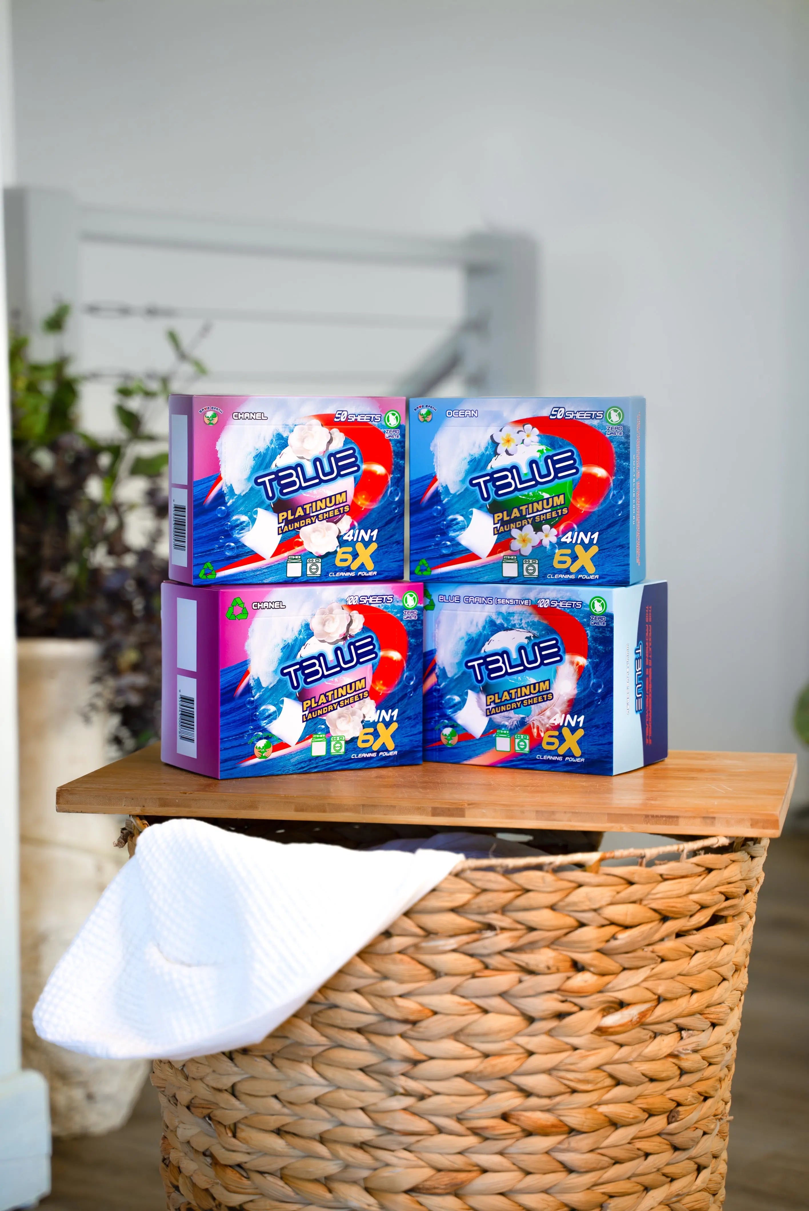 Tblue Eco-Friendly Laundry Detergent Sheets TBLUE